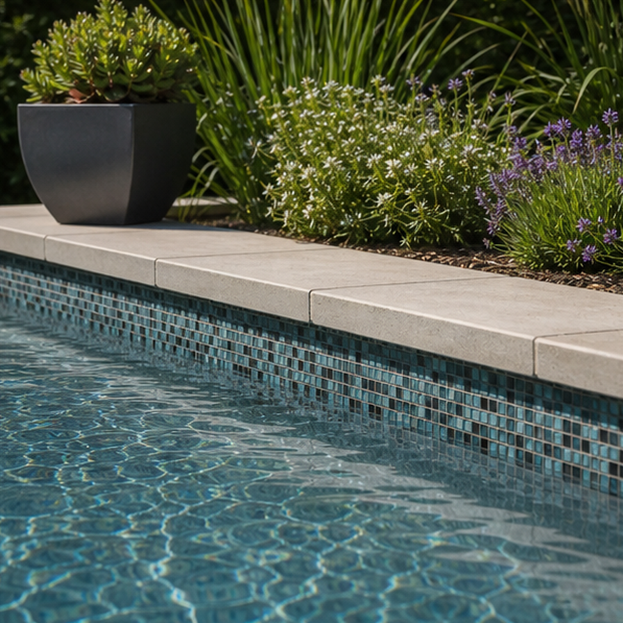 Backyard Pool Ideas Tool planting and material detail