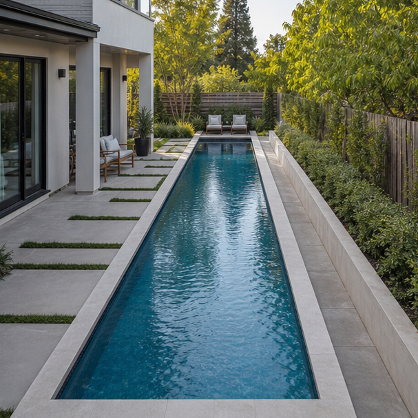 Lap Pool Ideas layout view
