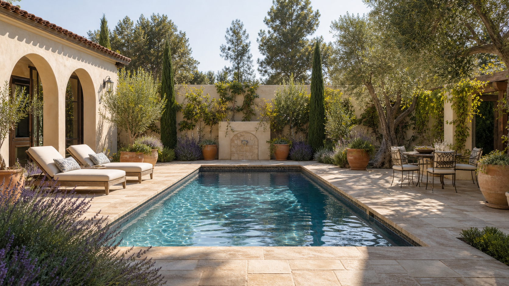 Mediterranean Pool Ideas overview