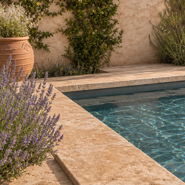 Mediterranean Pool Ideas materials and planting