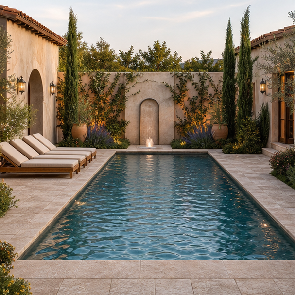 Mediterranean Pool Ideas alternate direction