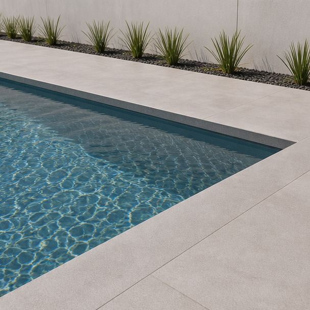 Minimalist Pool Ideas materials and planting