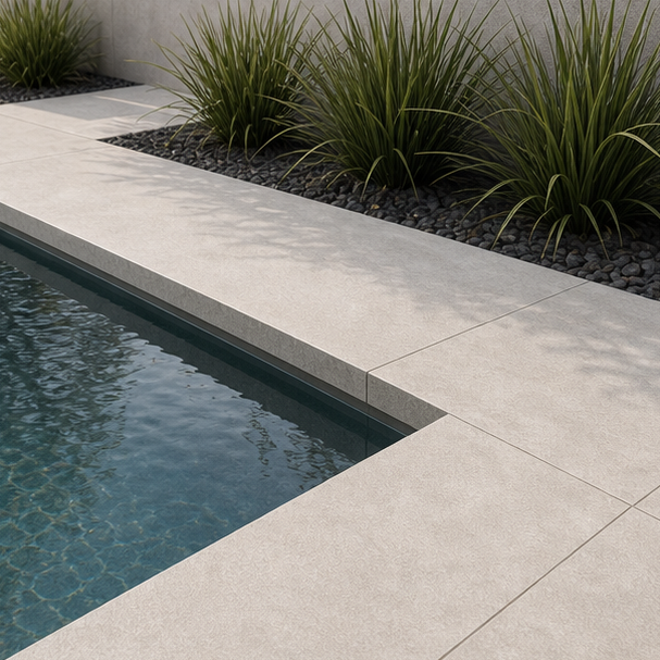 Minimalist Pool Ideas stone texture