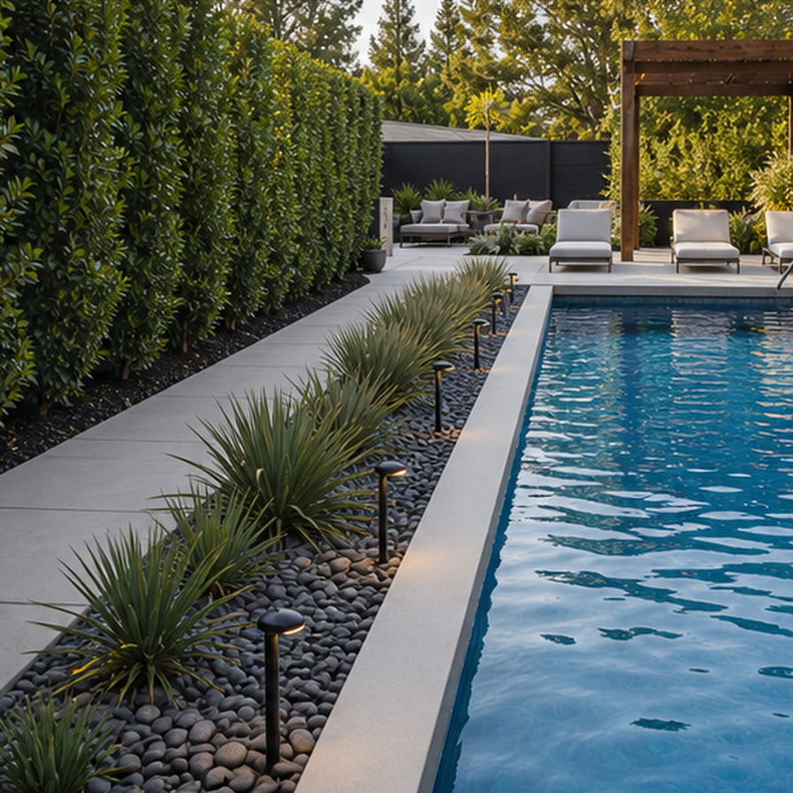 Modern Pool Ideas in a real setting
