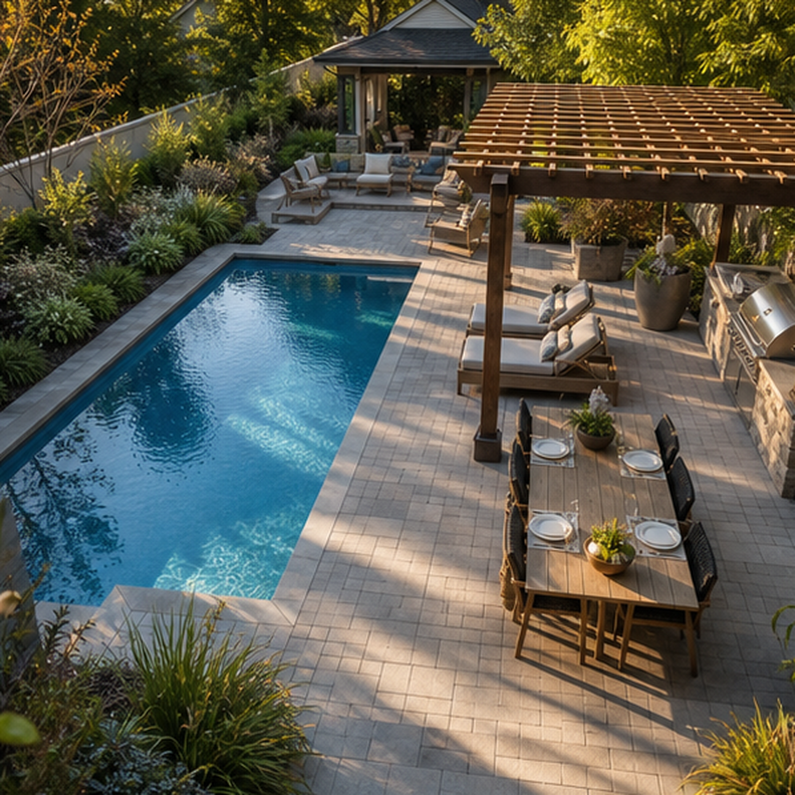 Pool Area Ideas in a real setting