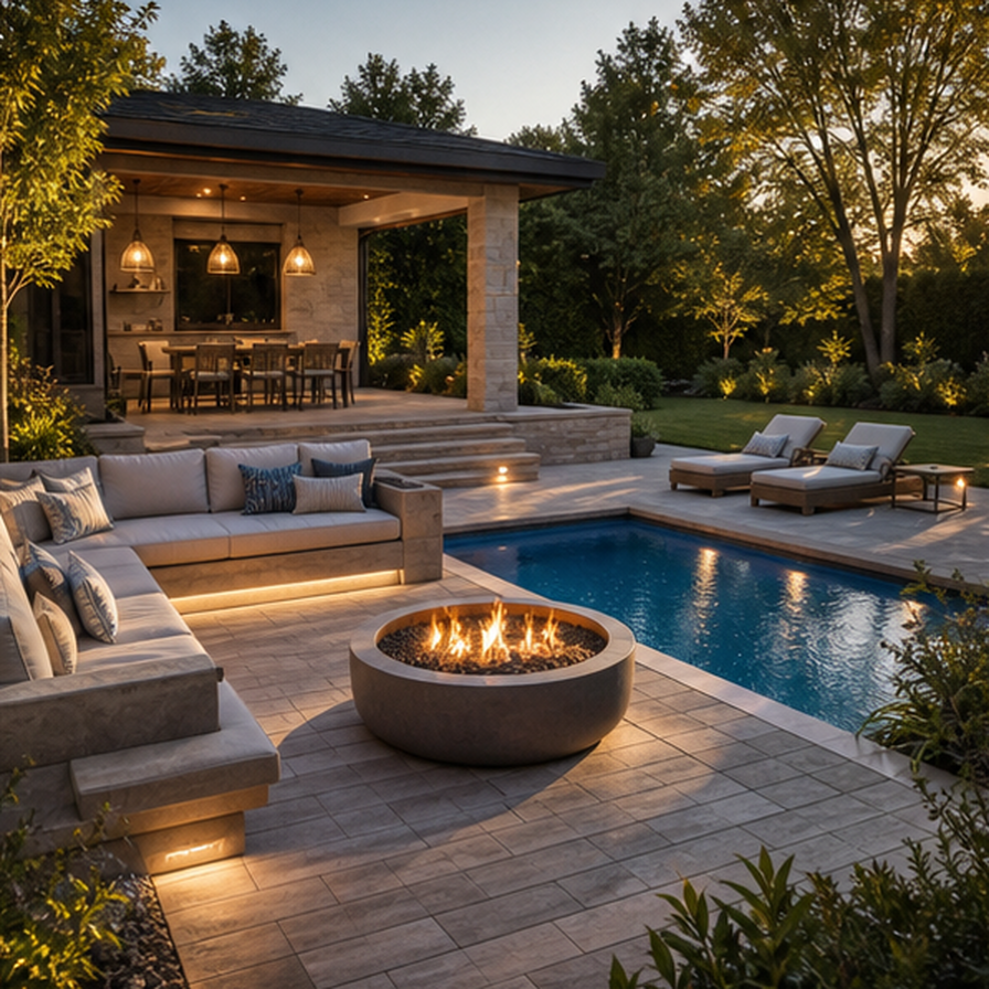 Pool Area Ideas alternate style