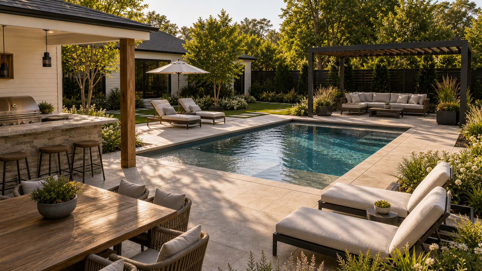 Pool Area Ideas second view