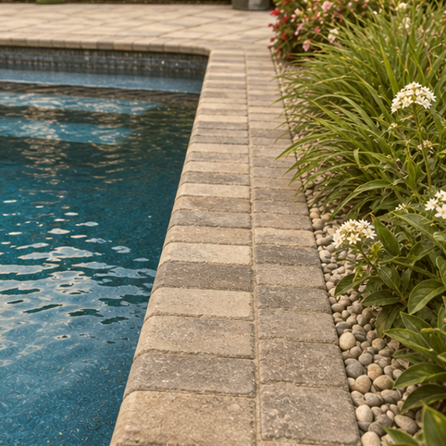 Pool Coping Ideas lighting idea