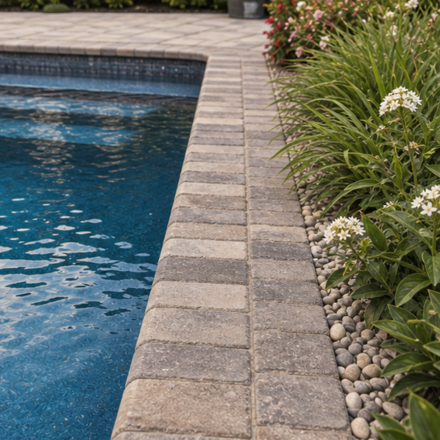 Pool Coping Ideas alternate style