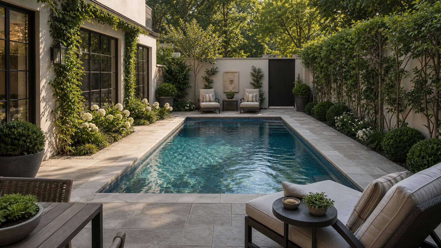 Pool Courtyard Ideas overview
