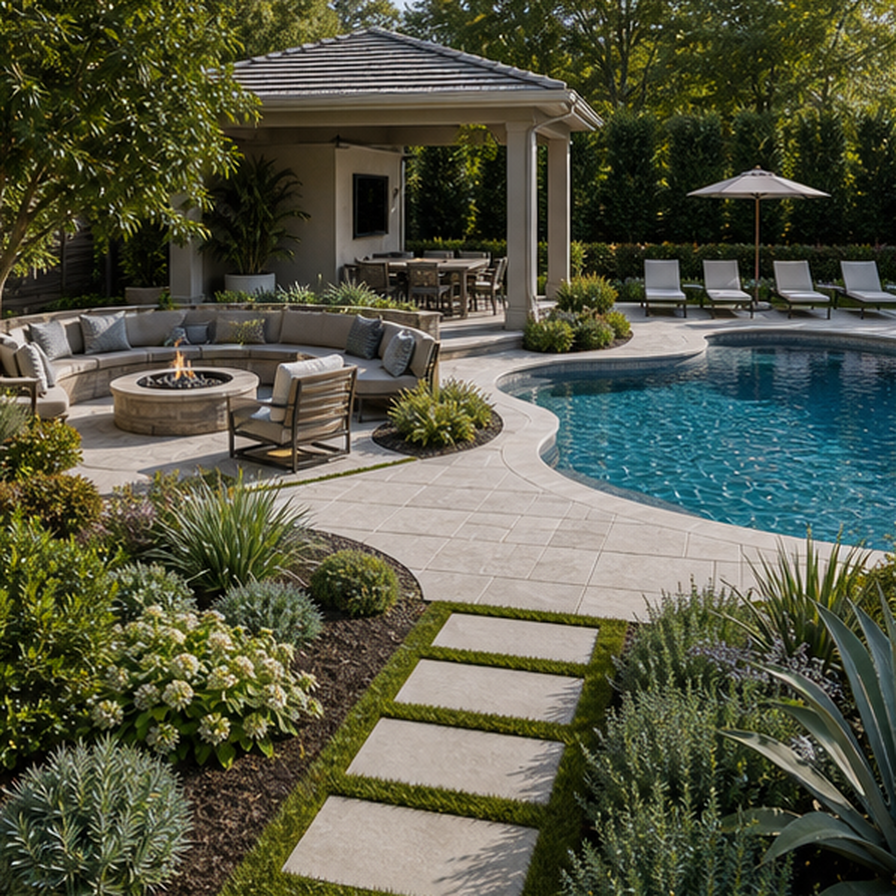 Pool Design App in a real setting