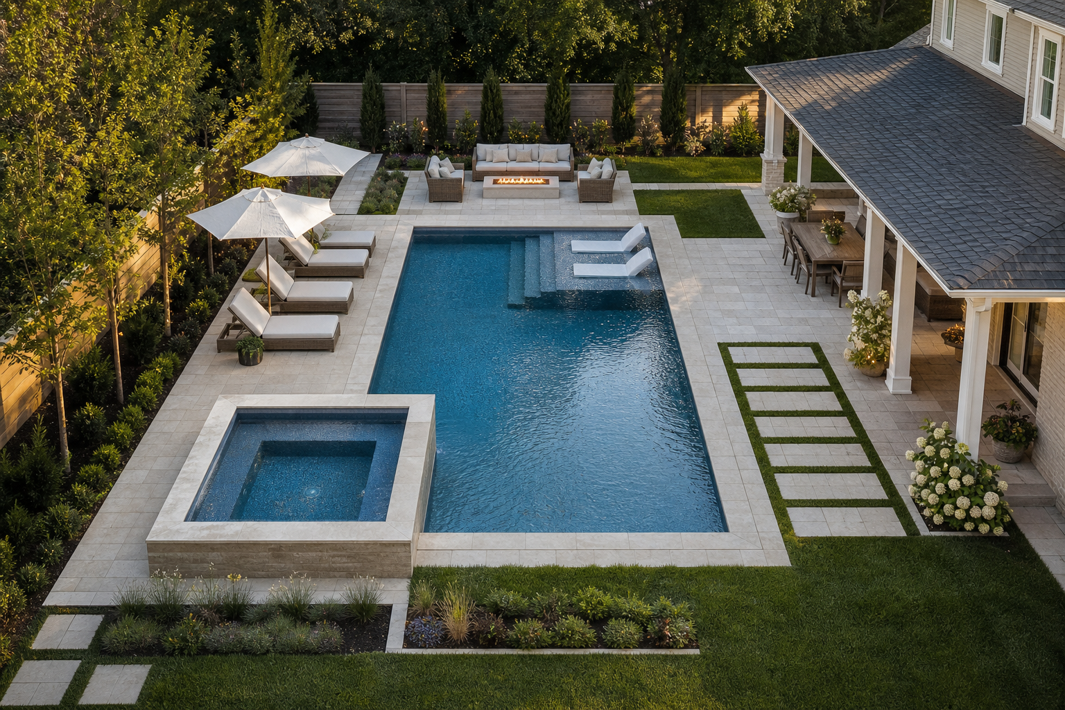 Pool Design Ideas layout idea