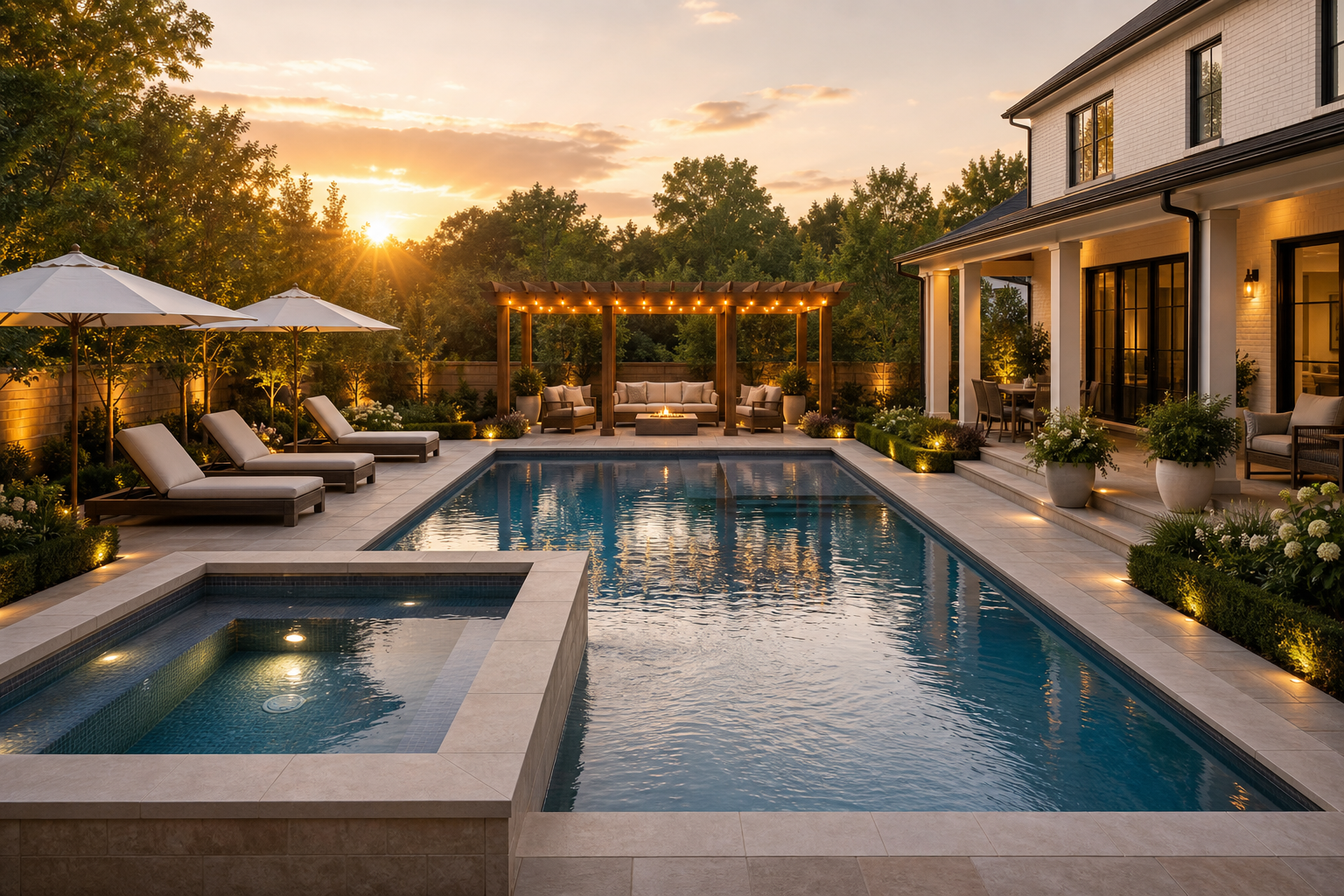 Pool Design Ideas lighting idea