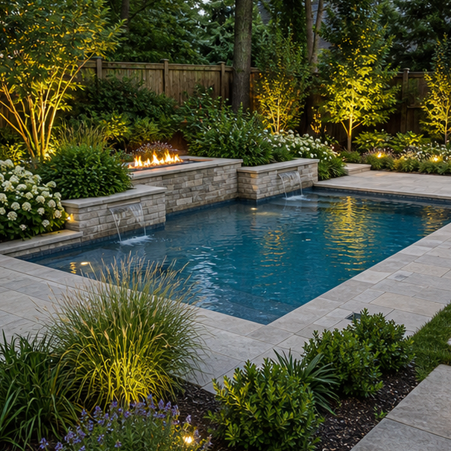 Pool Landscaping Ideas Tool alternate style
