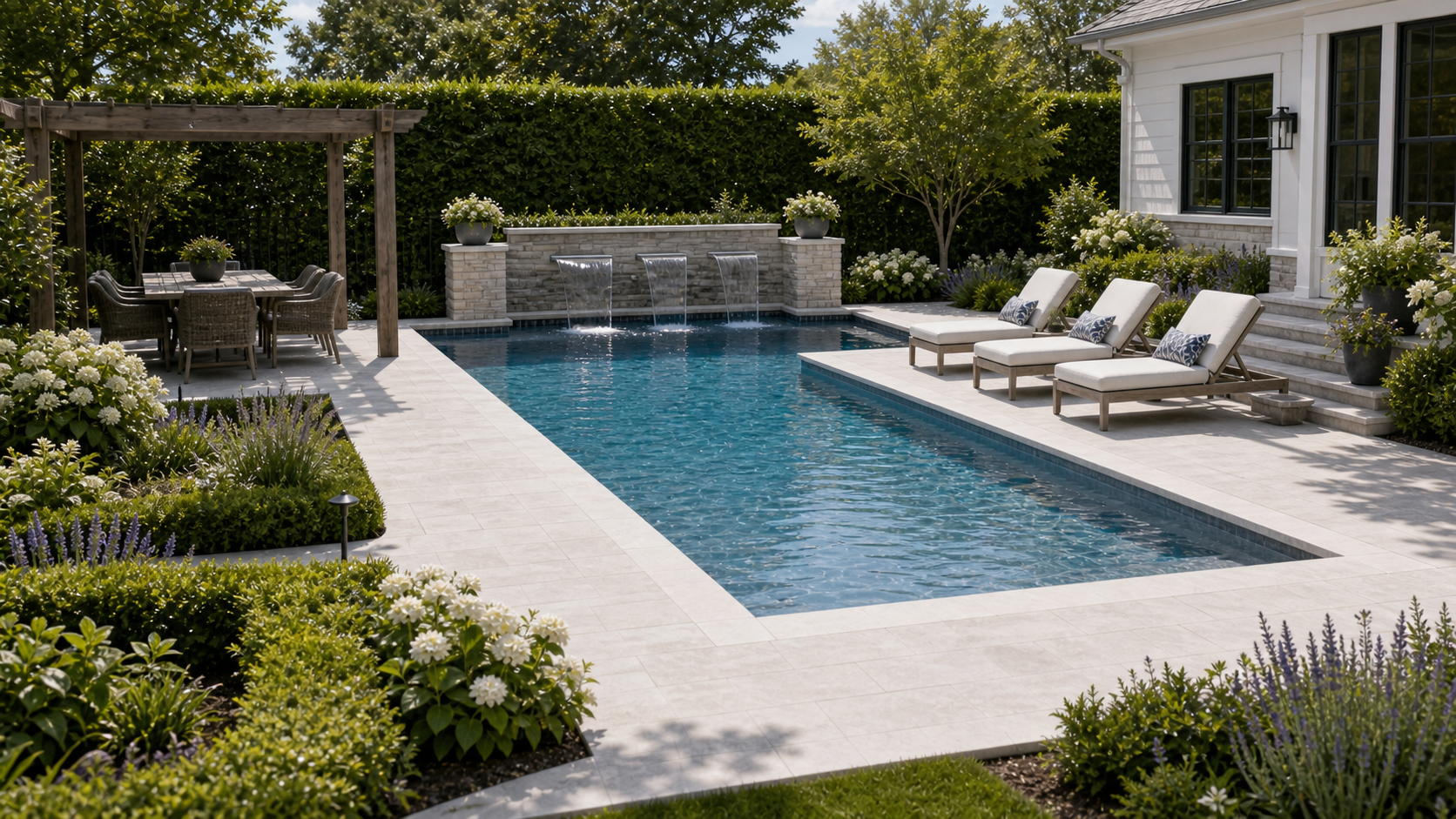 Pool Landscaping Ideas Tool second view