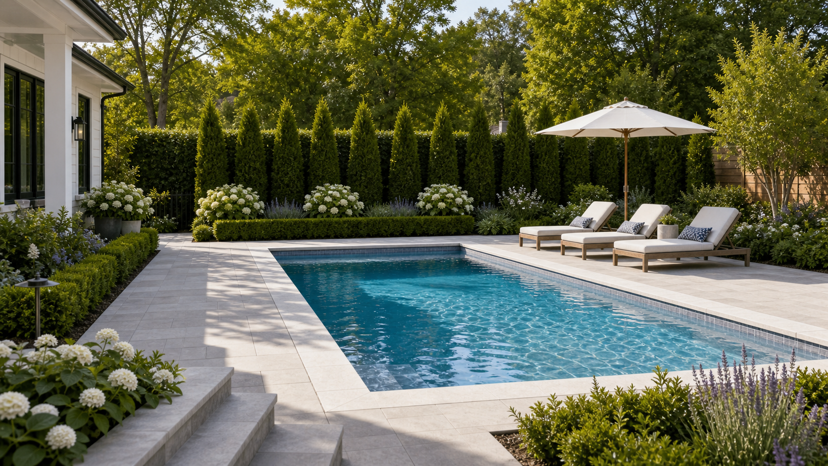 Pool Landscaping Ideas second view