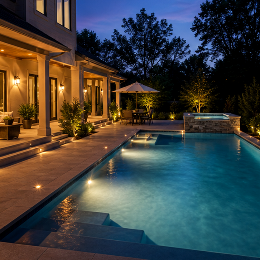 Pool Lighting Ideas second view