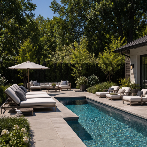 Pool Lounge Ideas layout view