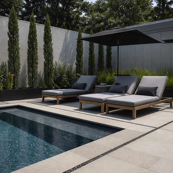 Pool Lounge Ideas modern lines