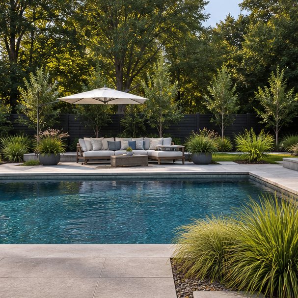 Pool Lounge Ideas wide view