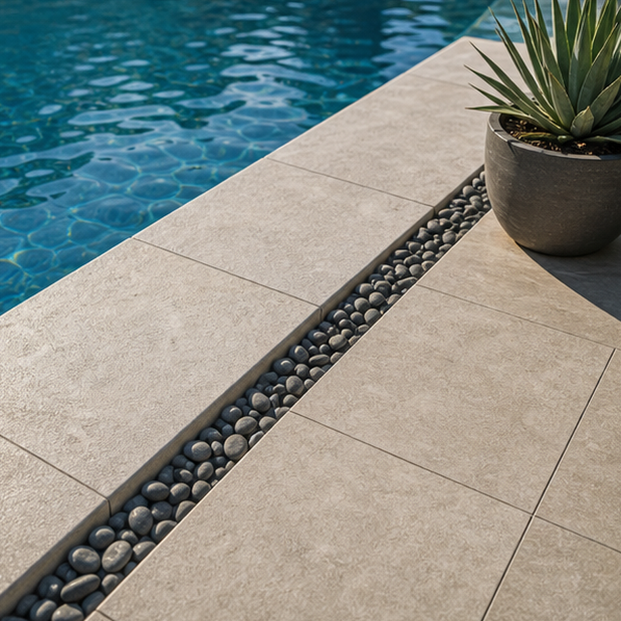 Pool Patio Ideas Tool planting and material detail