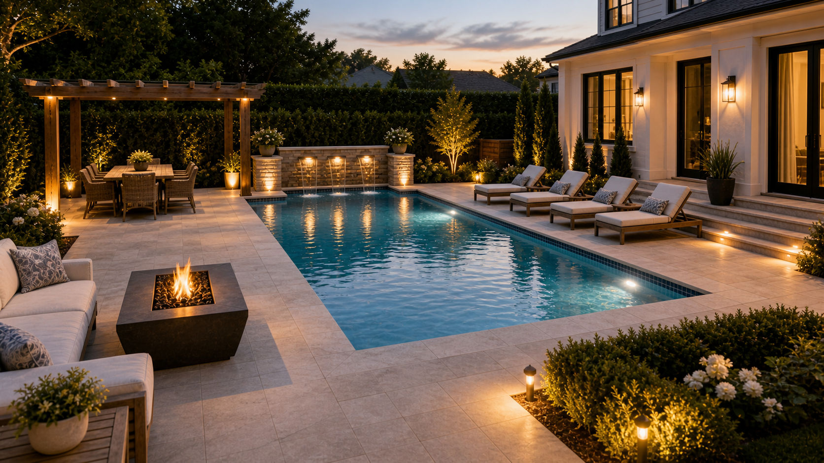 Pool Patio Ideas Tool lighting idea