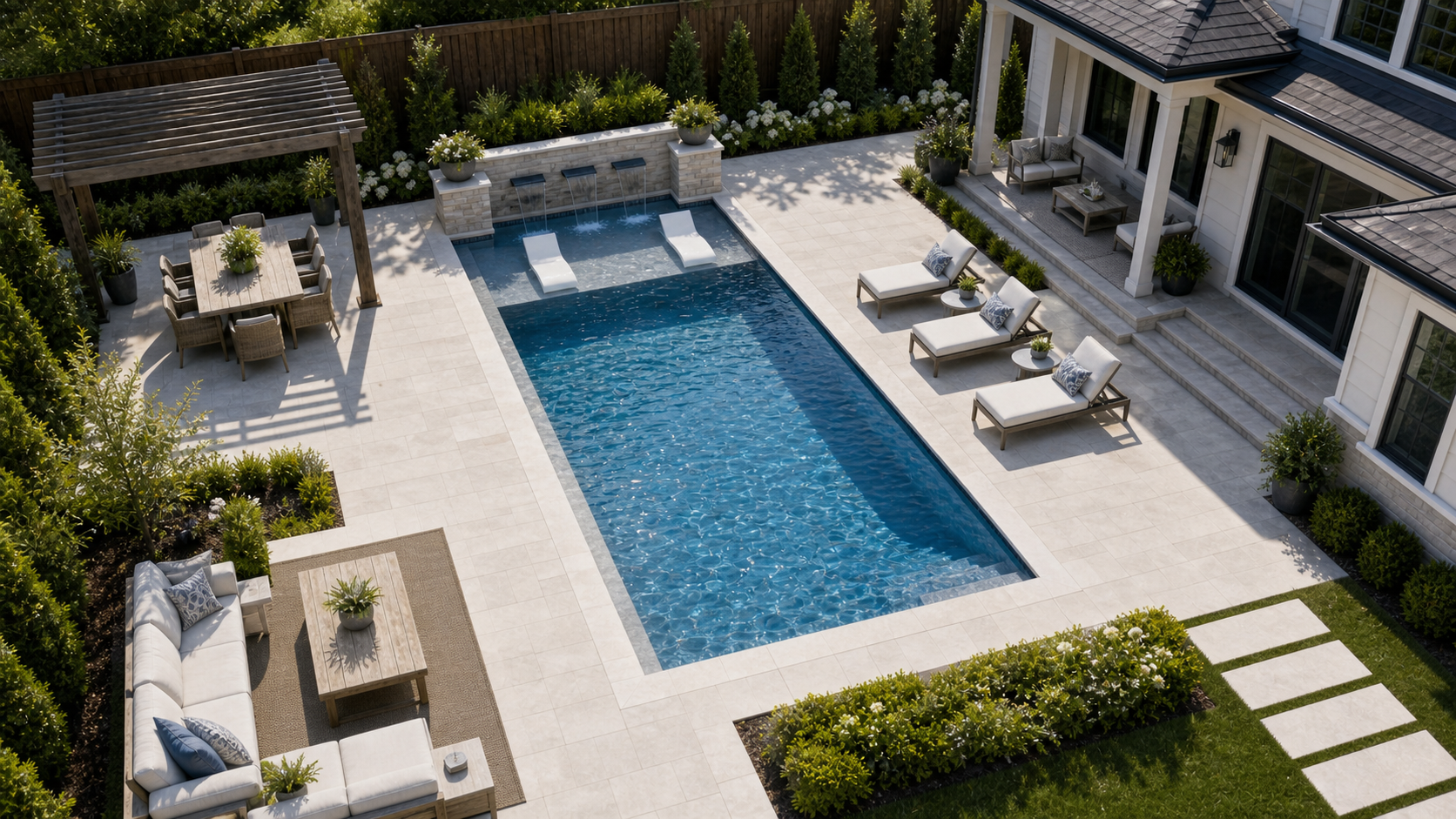 Pool Patio Ideas layout idea