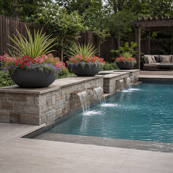 Pool Planter Ideas alternate direction