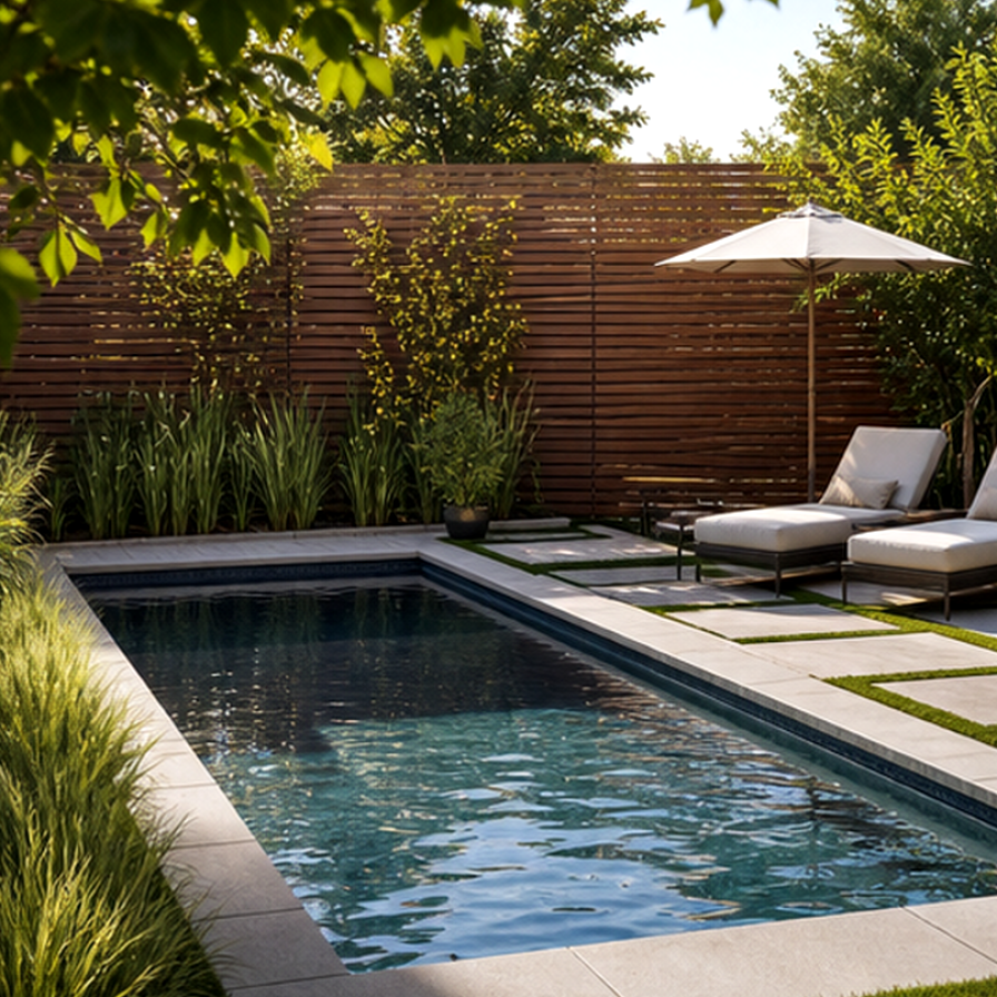 Pool Privacy Ideas layout idea