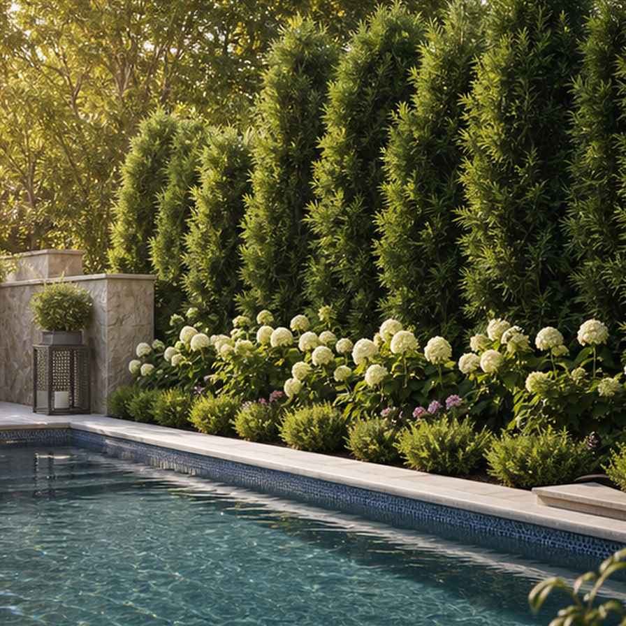 Pool Privacy Ideas alternate style