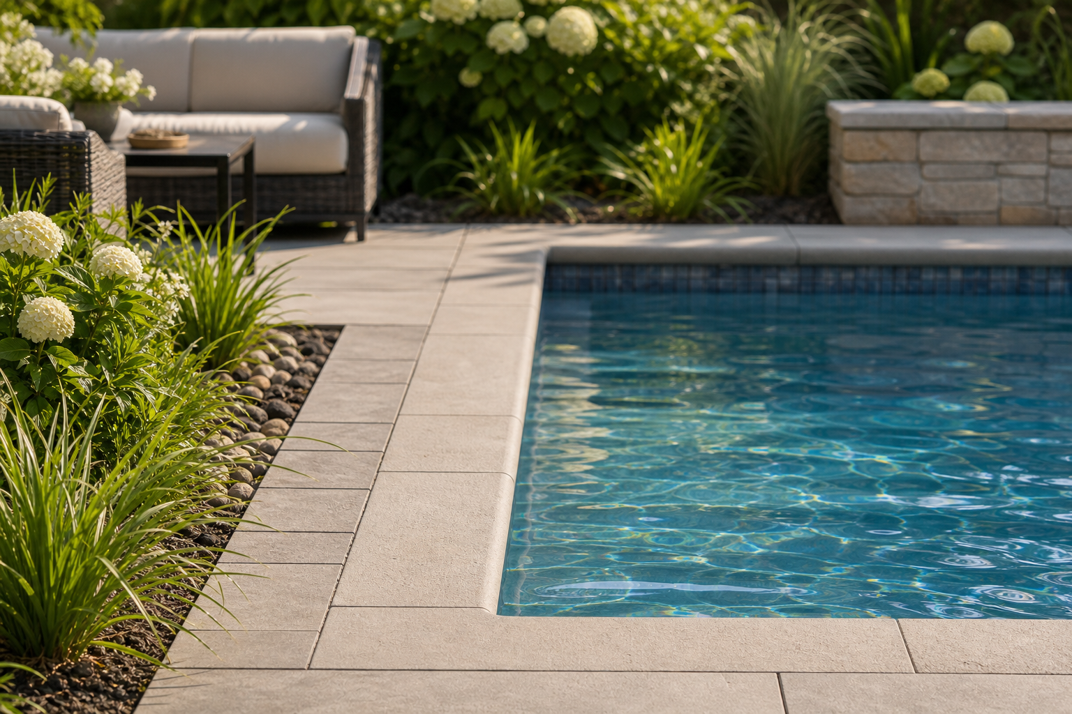 Pool Refresh Ideas water edge detail