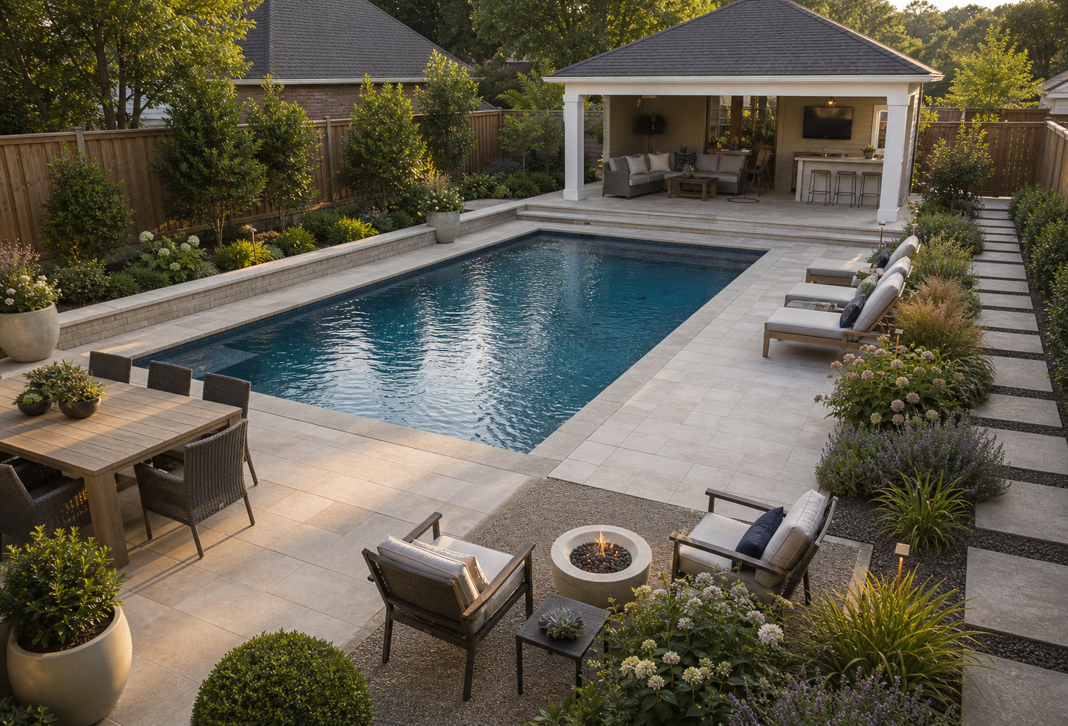 Pool Refresh Ideas layout view