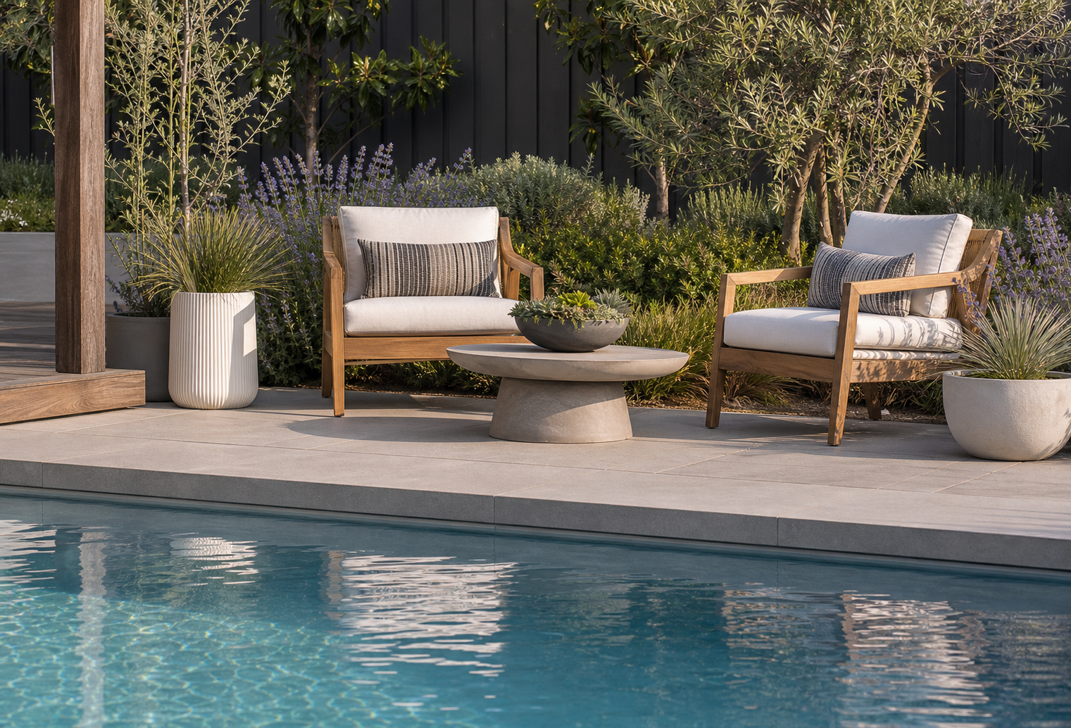 Pool Refresh Ideas seating area