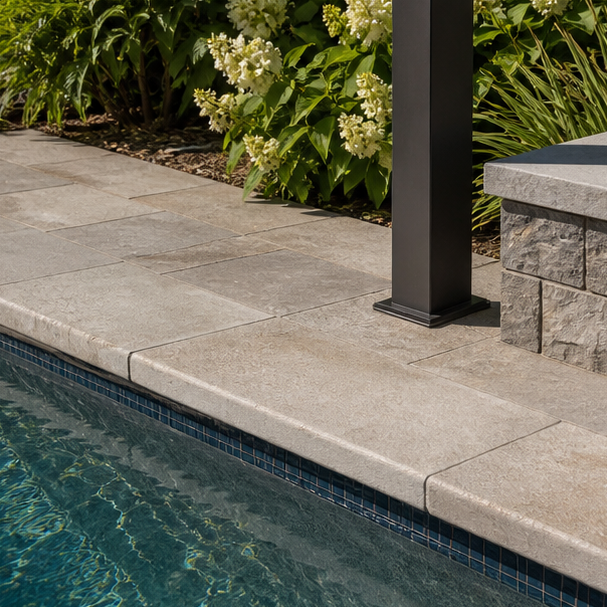Pool Shade Ideas stone texture