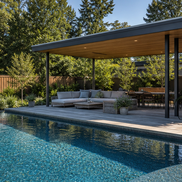 Pool Shade Ideas wide view