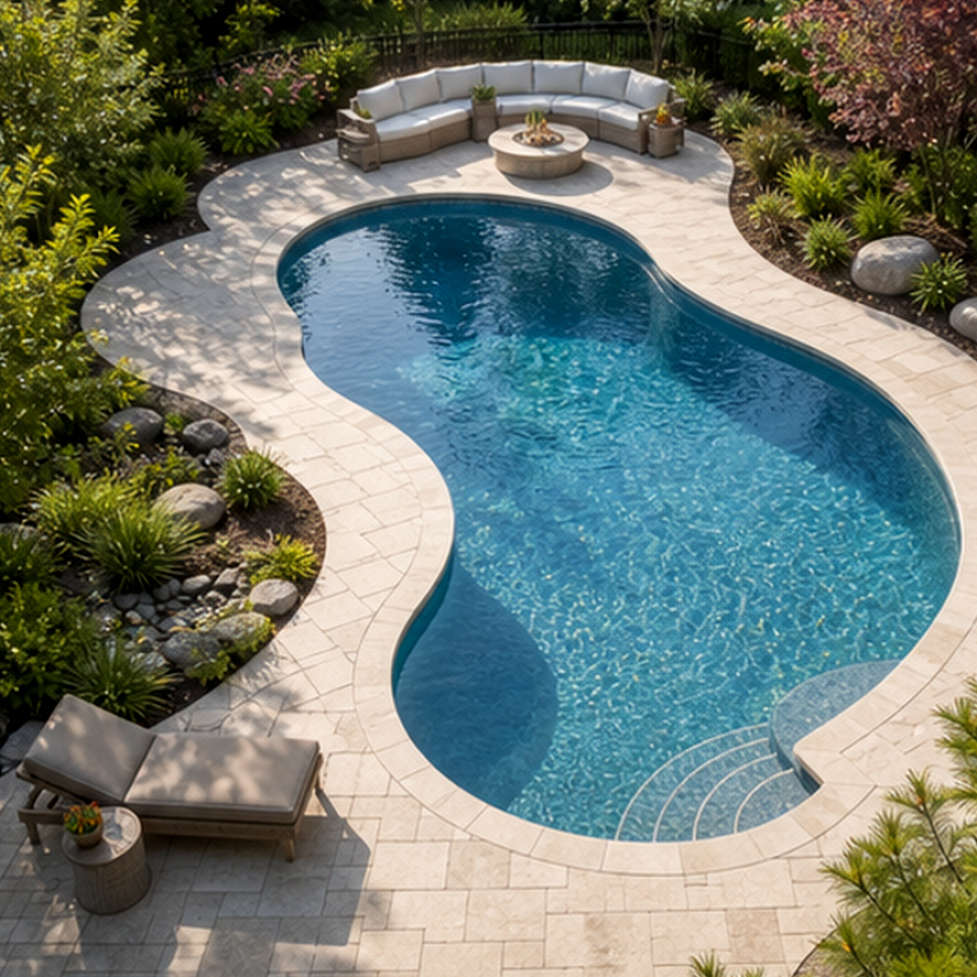 Pool Shape Ideas layout idea