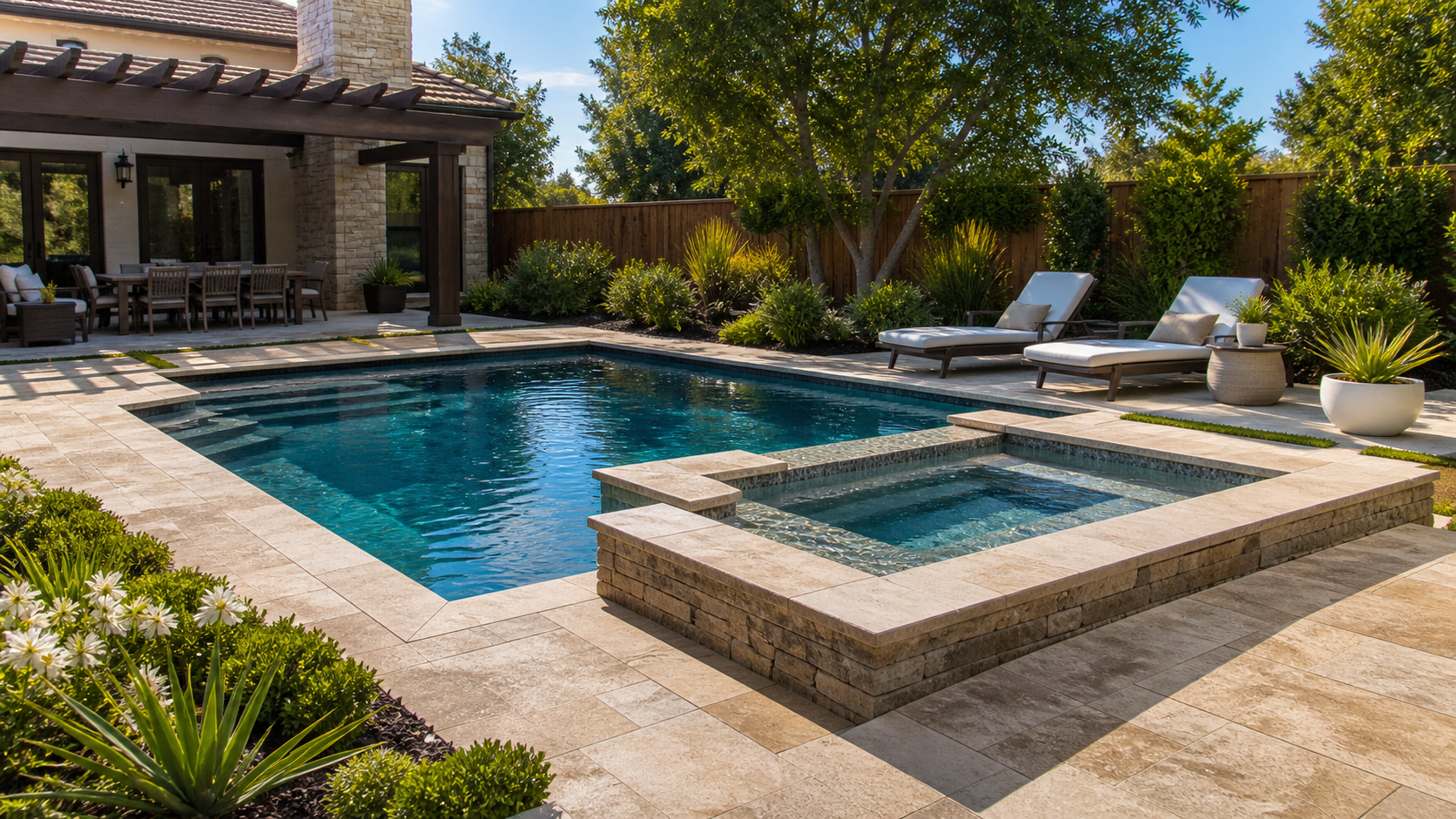 Pool Spa Combo Ideas overview
