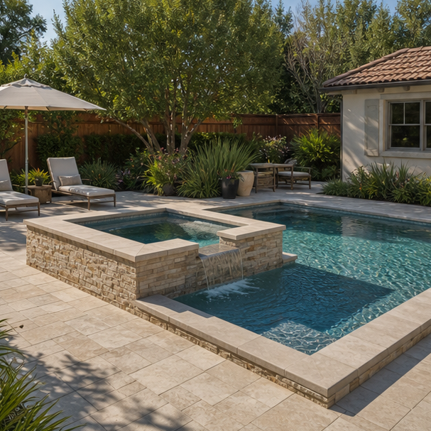 Pool Spa Combo Ideas alternate direction