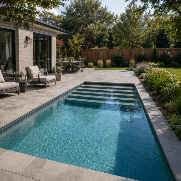 Pool Step Ideas layout view