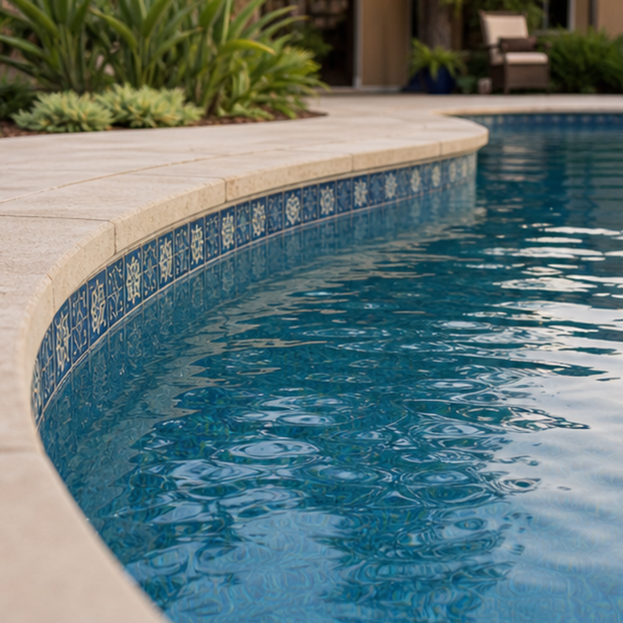 Pool Tile Ideas in a real setting