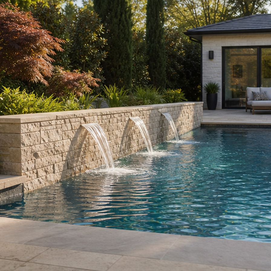 Pool Water Feature Ideas overview