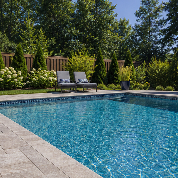 Pool Waterline Ideas layout view