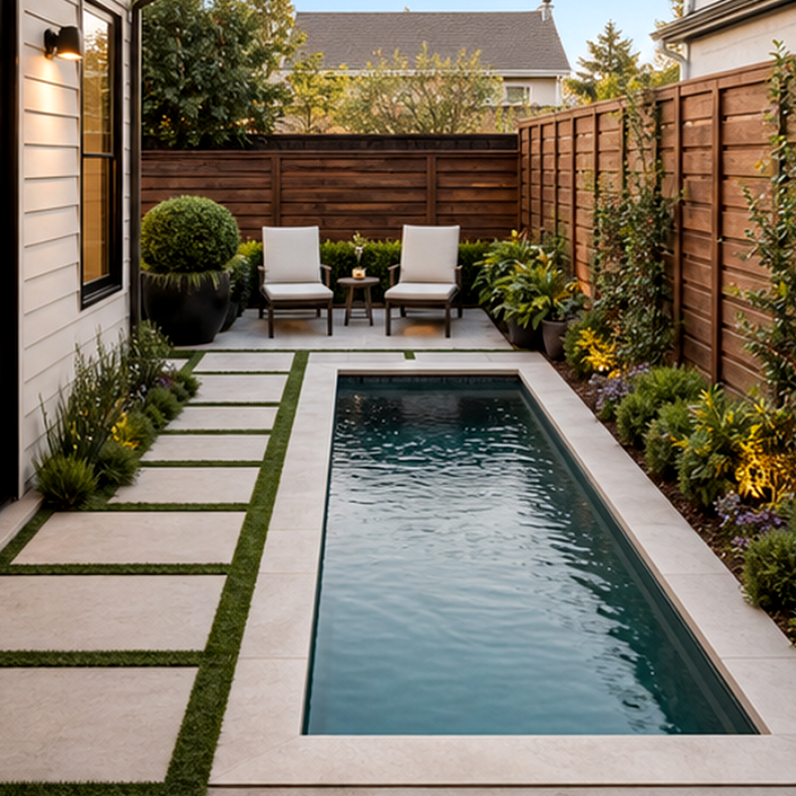 Small Pool Ideas layout idea