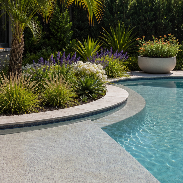 Tanning Ledge Pool Ideas planting edge